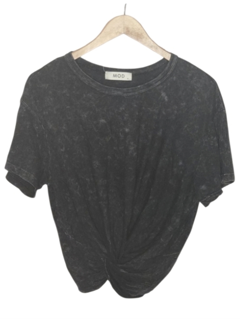 Mod Front-Twist Crop Tee